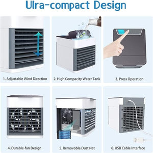 Air Ultra Portable Home Air Cooler | Portable Personal Air Conditioner, Mini Usb 3 In 1 Air Cooler (random Color)