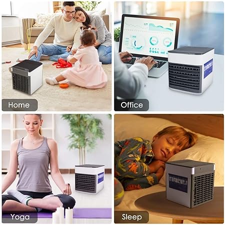 Air Ultra Portable Home Air Cooler | Portable Personal Air Conditioner, Mini Usb 3 In 1 Air Cooler (random Color)