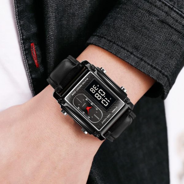 Original Skmei 1868 Boys New Style Design Famous Watch Digital Analog Mens Wrist Watches For Men Luxury Watch – With Normal Box