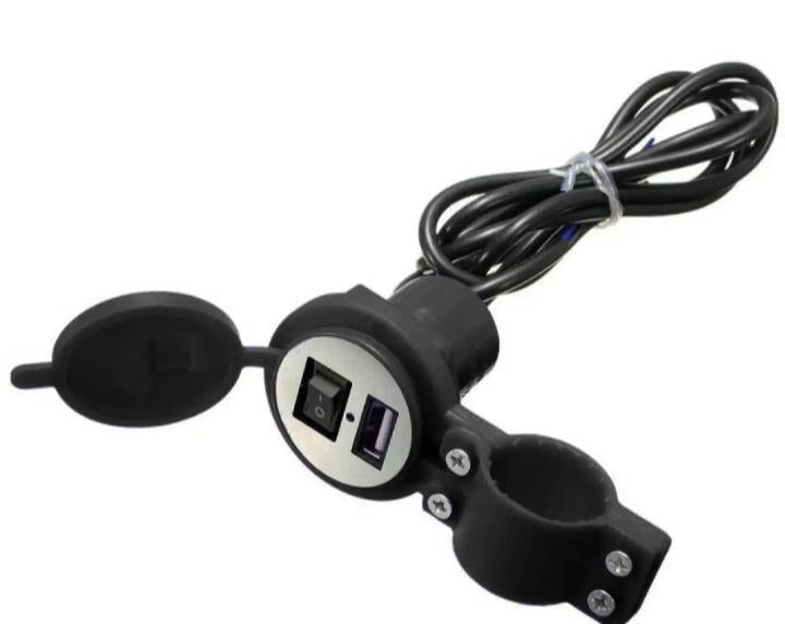 Motorcycle USB mobile charger