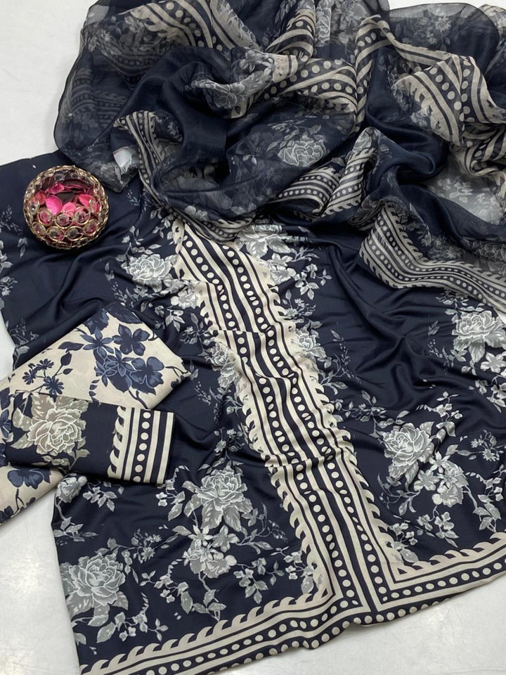 Swiss Monar Lawn fabric suit